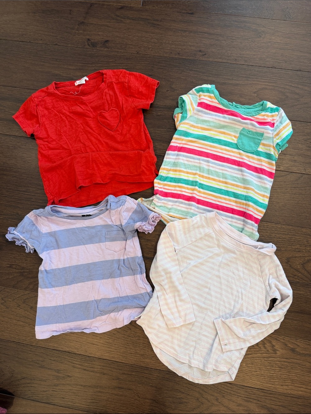 Cat & Jack/Crewcuts/Gap Girls Tee Set in Size 2T - C11-241